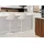 MCW Barhocker N64 2er Set drehbar höhenverstellbar  Weiß
