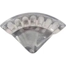 Berger & Schröter Wandhalterung Aluminium 34,8 cm x 14,4 cm weiß