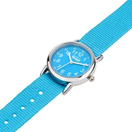 Scout Analoge Kinderuhr mit hellblauem Zifferblatt, Quarzwerk