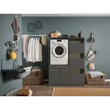 laundreezy "LAUNDREEZY LDSK4", grau Anthrazit - Waschmaschinen-Überbauschrank TÜV-Zertifiziert mit viel Stauraum - 117,5 cm