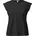 QS Top mit Spitze Schwarz XS