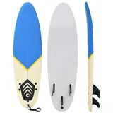 vidaXL Surfboard 170 cm Blau/Creme