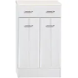 WELLTIME Rallye Unterschrank 50 x 84 x 35 cm Weiß