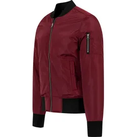 URBAN CLASSICS 2-tone Jacke bordeaux / noir S