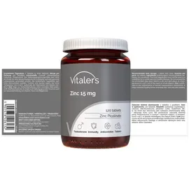 vitaler's Zink 15 mg Tabletten 120 St.