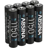 Absina Micro AAA Akku 1050 mAh 8 St.