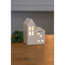 Dorf Mezzano 2 Häuser LED cremeweiß