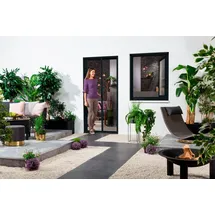 hecht International Insektenschutz-Tür SMART 125 x 220 cm Grau