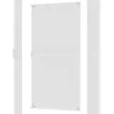 hecht International Teleskop-Türbausatz 100x210cm Weiß