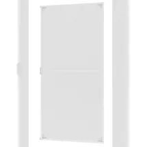hecht International Teleskop-Türbausatz 100x210cm Weiß