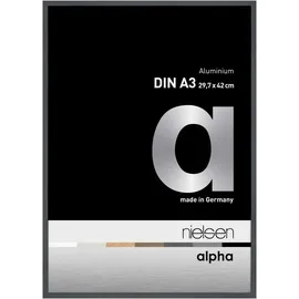 Nielsen Bilderrahmen Alpha Aluminium Dunkelgrau 29,7x42 cm 1 St.
