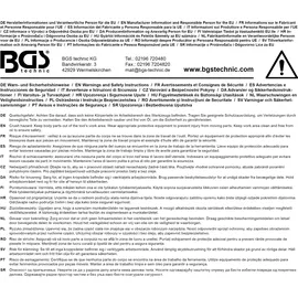 BGS Speichenschlüssel 7 Größen für Speichennippel 9G - 15G silber