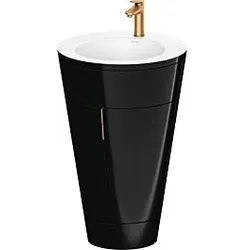 Duravit Starck 1,c-bonded Set S19512O04400000 Griff Bronze, bodenstehend, Schwarz Hochglanz, 864 x 560 x 605 mm