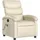 vidaXL Massagesessel 92 x 99,5 x 92 cm Creme mit Fernbedienung