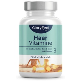 gloryfeel gloryfeel® Haar Vitamine Kapseln + Biotin und Zink