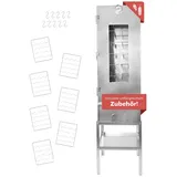 Lemodo Räucherofen XL 110 cm hoch mit Untergestell, Räucherschrank mit Tisch