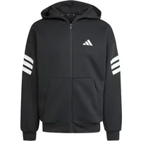 Adidas Future Icons 3 Stripes Reißverschlusspullover - Black XS