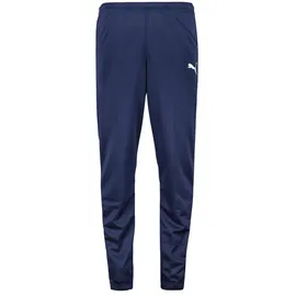 Puma teamRISE Trainingshose Kinder peacoat/white 128
