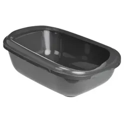 AniOne Katzentoilette Mega Tray dunkelgrau