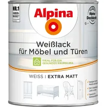 Alpina Weißlack für Möbel und Türen 750 ml extra matt