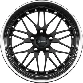 e-motion e-motion, Wasabi 8.5x19 ET45 5x114,3 72,6, mattschwarz mit Edelstahlbett