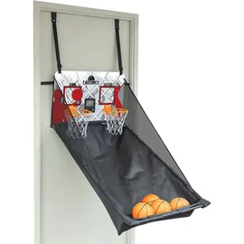 CARROMCO Basketballkorb Indoor Türspiel Schwarz/Orange 88 x 56 x 37 cm