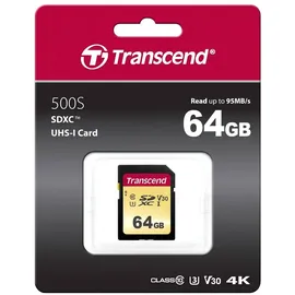 Transcend SDXC 64GB Class 10 500S UHS-I