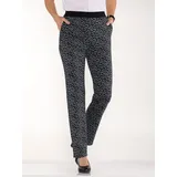 Sieh an! Schlupfhose in schwarz-grau Leo | Gr.: 40