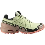 Salomon Speedcross 6 Gore-Tex Damen Lime Cream / Mahagony Rose / Black 38