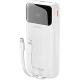 DUDAO Powerbank 20000mAh 22.5W PD USB-C USB-A mit Lightning Usb-c Kabel / USB-C-Kabeln Dudao – Weiß