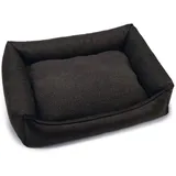 Beeztees Uma - Orthopädisches Hundebett - Anthrazit - 100x80x23 cm