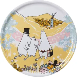 Arabia Finland Serviertablett 35 cm Mumin-Familienzeit