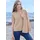 GOLDNER Rundhalspullover Beige 22