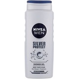 NIVEA Men Silver Protect Duschgel für Körper, Gesicht und Haar 500 ml