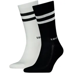 Levis Unisex Sportsocken  Regular Cut Sport Stripe 2er Pack