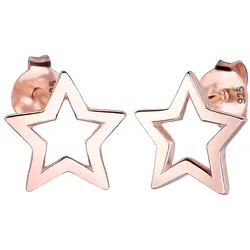 Elli Stern Trend Astro Filigran 925 Silber rosefarben Damen 