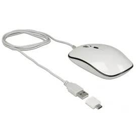 DeLock Optische Maus weiß (12532)