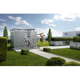 Biohort HighLine H2 2,75 x 1,95 m quarzgrau-metallic Doppeltür
