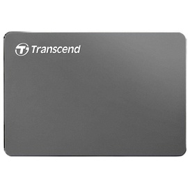 Transcend StoreJet 25C3N 1 TB USB 3.1 grau-metallic