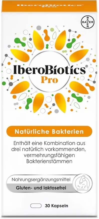 IBEROBIOTICS ® Pro - die PROaktive Ergänzung mit vermehrungsfähigen Bakterienstämmen Darmflora & Probiotika