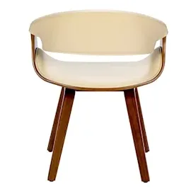 CLP Esszimmerstuhl Foley I Mit Armlehne Und Holzgestell I Küchenstuhl Und Wohnzimmerstuhl