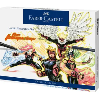 Faber-Castell Comic Illustration Set, 15 teilig