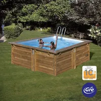 Gre Echtholzpool Carra 3 Fassungsvermögen 7.700 l 305 cm