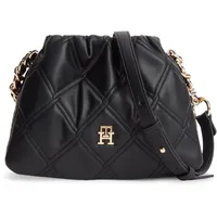 Tommy Hilfiger Feminine Mini Crossover Handtasche Polyurethan Black