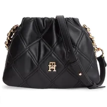 Tommy Hilfiger Feminine Mini Crossover Handtasche Polyurethan Black