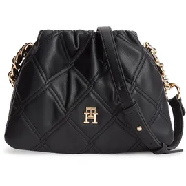 Tommy Hilfiger Feminine Mini Crossover Handtasche Polyurethan Black
