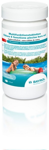 Bayrol Multifunktions-Chlortablette 20 g 1 kg Dose