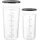 ESGE Becherset Glas 7150 schwarz, transparent