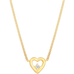 Elli DIAMONDS Herz Liebe Love Diamant (0.03 ct.) 925 Silber Gold Damen 