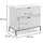 Vicco Nachtschrank Eliza 66 x 60 x 60 cm Weiß